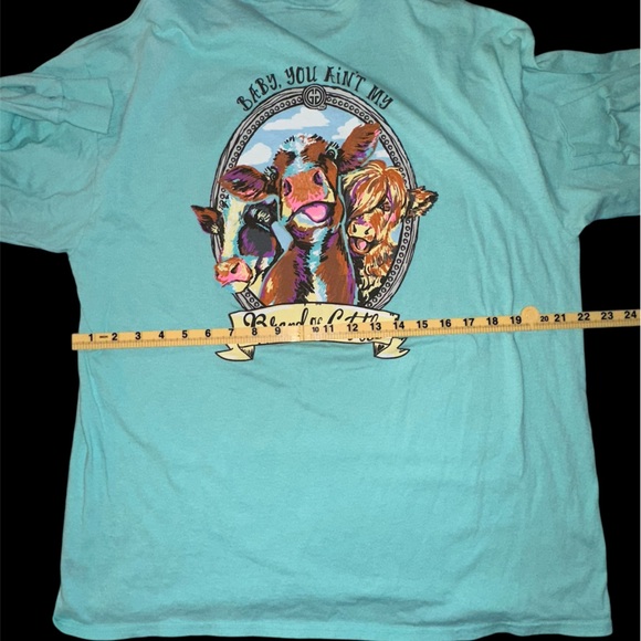 Girlie Girl Originals • “Baby You Ain’t My Brand of Cattle” • Long Sleeve Tee - Picture 8 of 10
